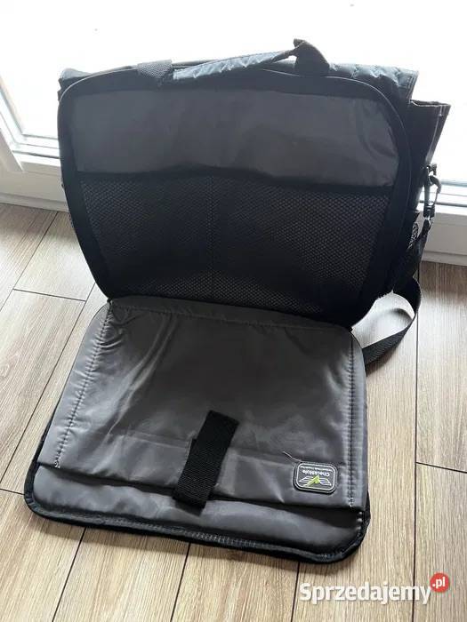 Torba na laptopa duża Credit Suisse vintage 38cm dolnośląskie Wrocław