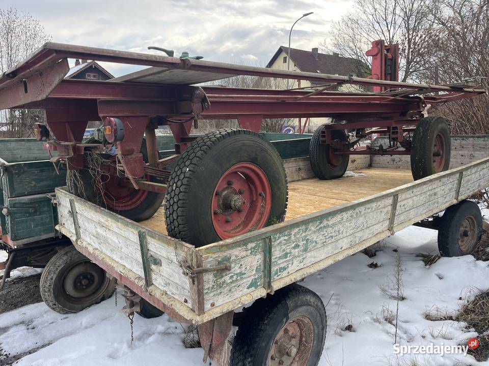 Przyczepa Wozik 57 t nieuszkodzony Przyczepy rolnicze Rolnictwo lubelskie