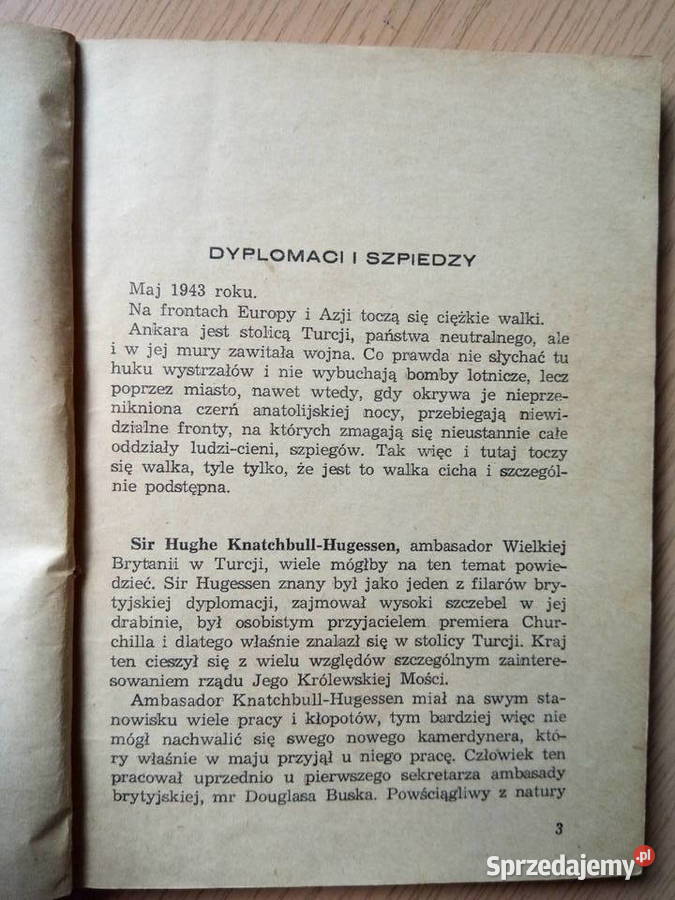 Zagadka Cicero Żółty czerwony tygrys 1962r sprzedam
