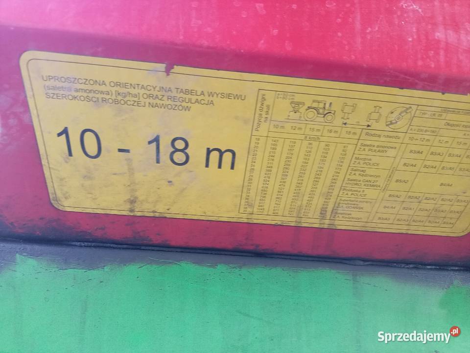 Sprzedam rozsiewacz do nawozów lubelskie Górne sprzedam