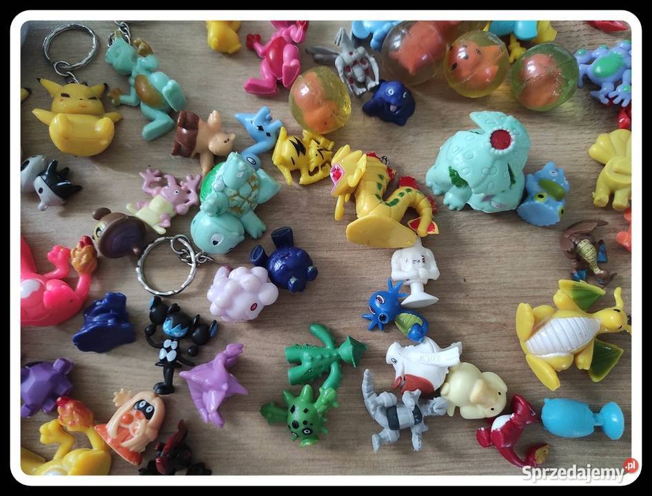 Pokemony zestaw figurek mini breloki pocketball Dla Dziecka mazowieckie Płock sprzedam