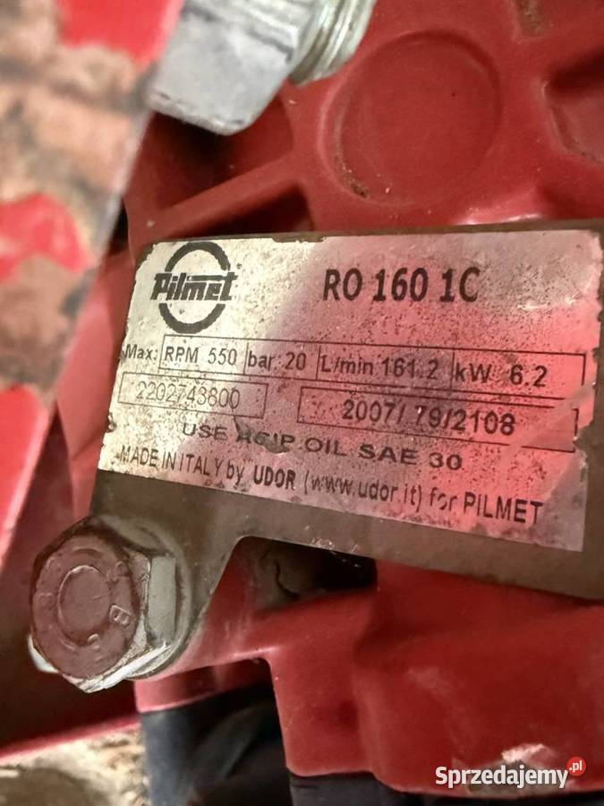 unia pilmet 1600l 18m Nowa Sarzyna