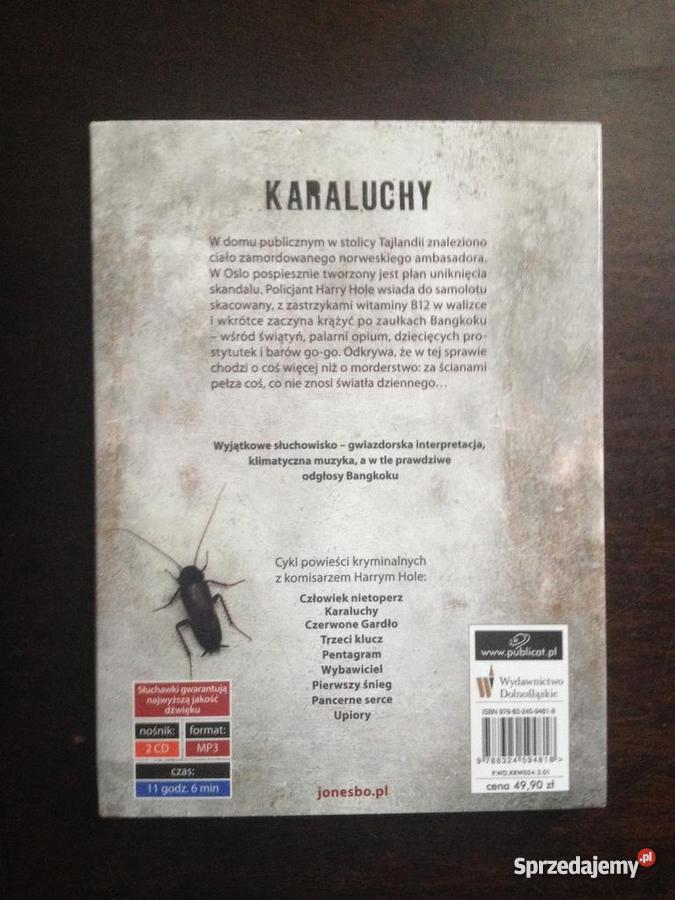 Jo Nesbo Karaluchy audiobook superprodukcja Audiobooki i e-booki wielkopolskie Poznań