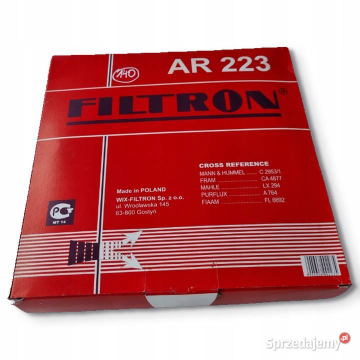 FILTR POWIETRZA Filtron AR 223 AR223 Ford Chełm