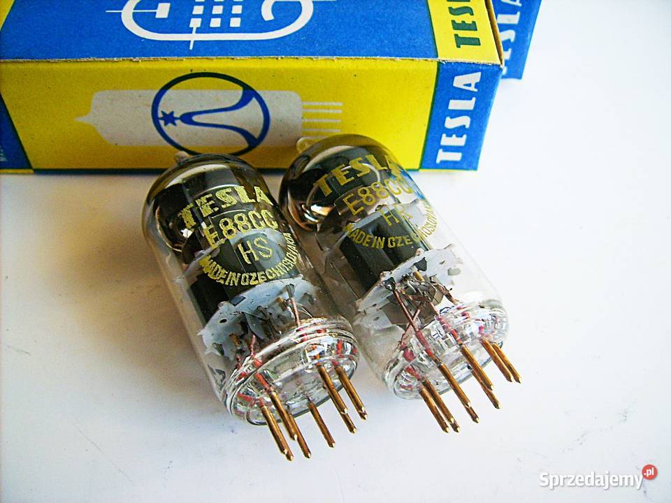 E88CC Tesla NOS PARA GOLDGOLD 1962 MOCNE Pozostałe