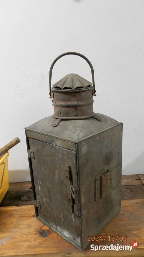 HAMBURG LAMPA OKRĘTOWA narożna ANTYK Poznań