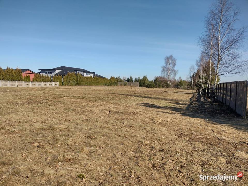 Postokątna równa działka 3000m2 pod gdańskiem Glincz
