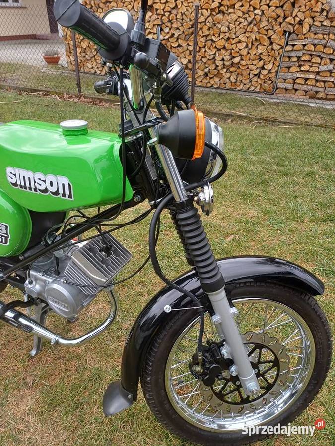 Odrestaurowany simson S51 70 z nowym silnikiem Rok produkcji 1983 łódzkie Zduńska Wola