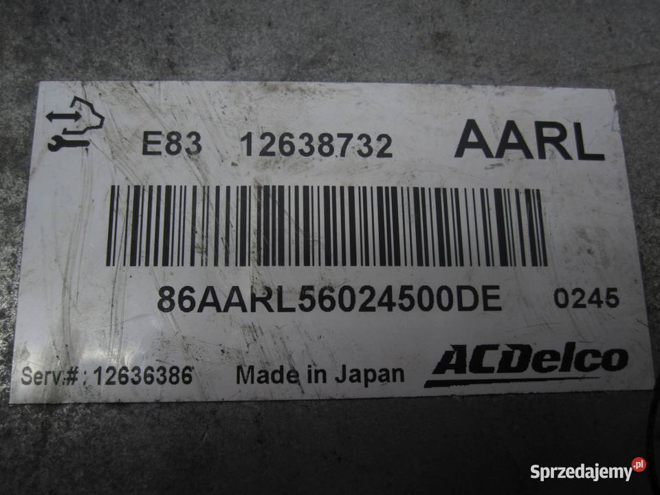 OPEL MERIVA B 10r sterownik silnika 12638732 Kielce