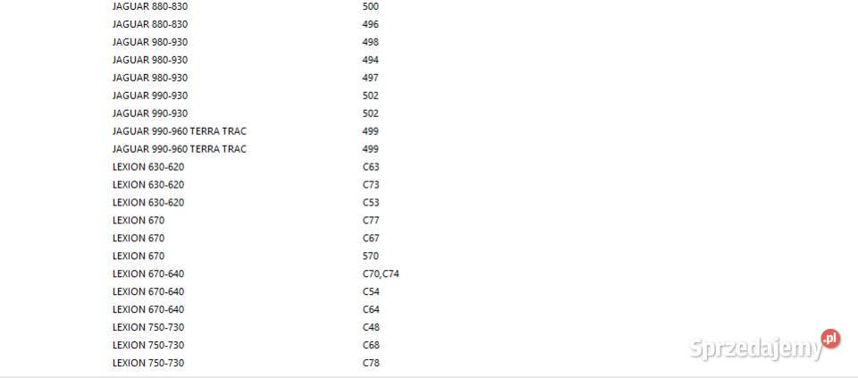 CLAAS włacznik kosy rozkładania przystawki nieuszkodzony