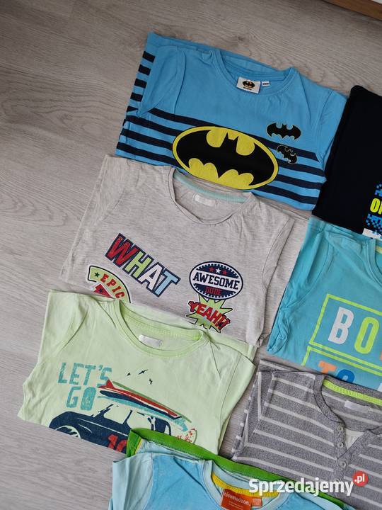 Koszulki zestaw 7 sztuk tshirty 122128 chłopca Ustka sprzedam