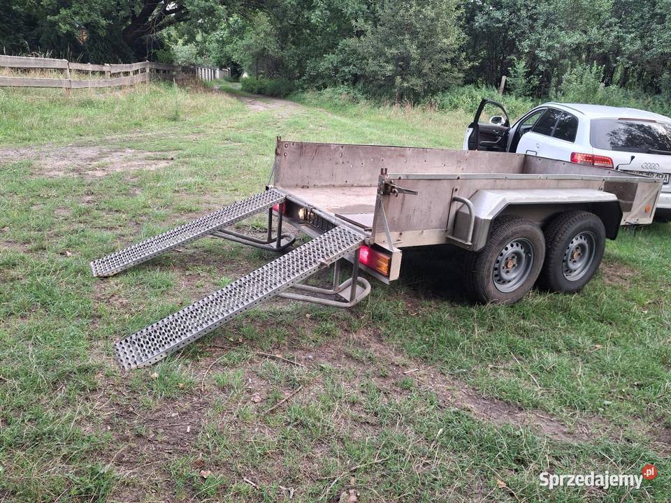 Przyczepa pod minikoparke 2500dmc 3x15m lubuskie Krosno Odrzańskie