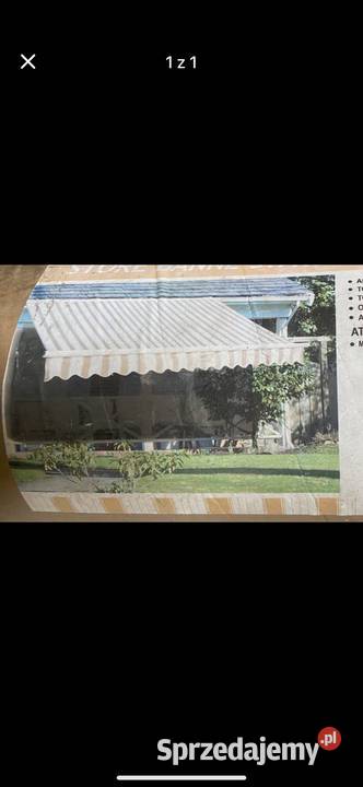 Markiza Ogrodowa Daszek Rozsuwany