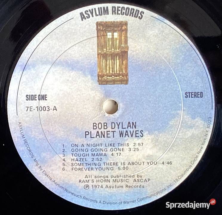Bob Dylan Planet Waves zachodniopomorskie Szczecin sprzedam