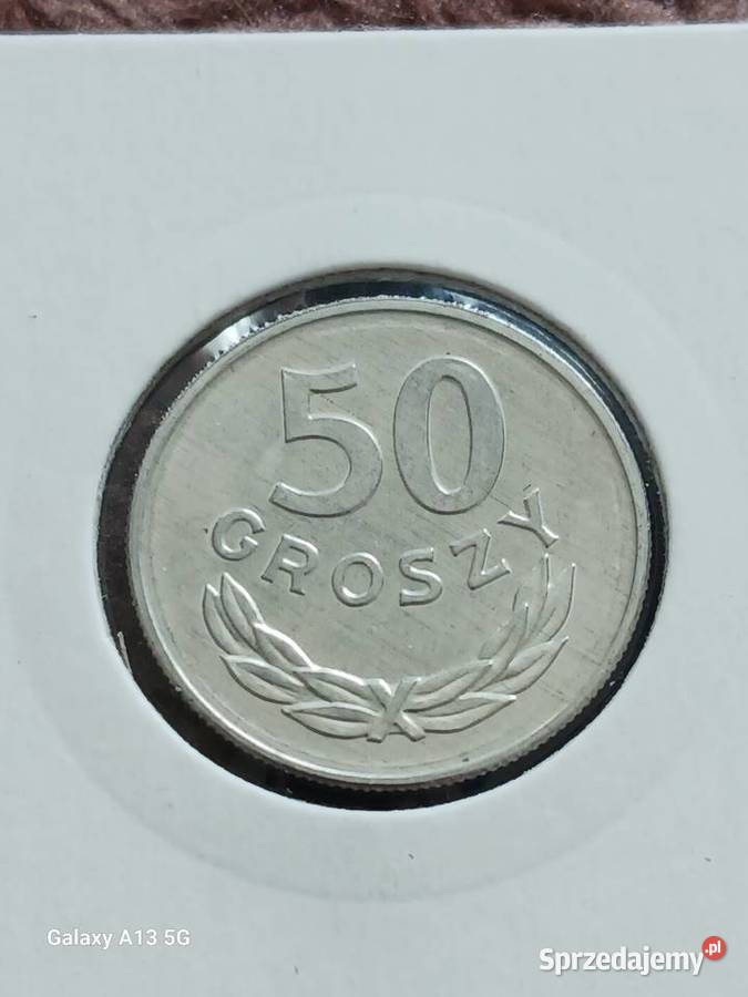 50 Groszy PRL 1986 r Menniczez rolki Typ A wielkopolskie