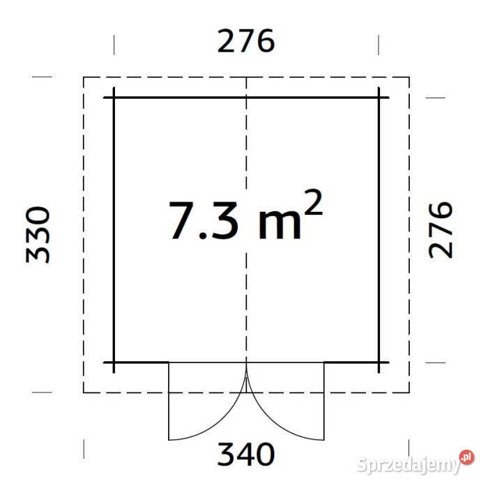 Drewniany domek ogrodowy narzędziowy Ludwik 73m2 warmińsko-mazurskie Mrągowo