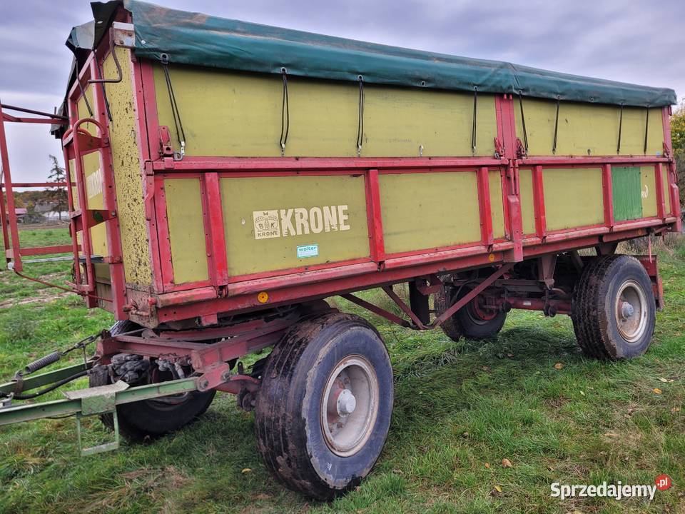 Przyczepa rolnicza krone dk 225 16t Kozłówka sprzedam