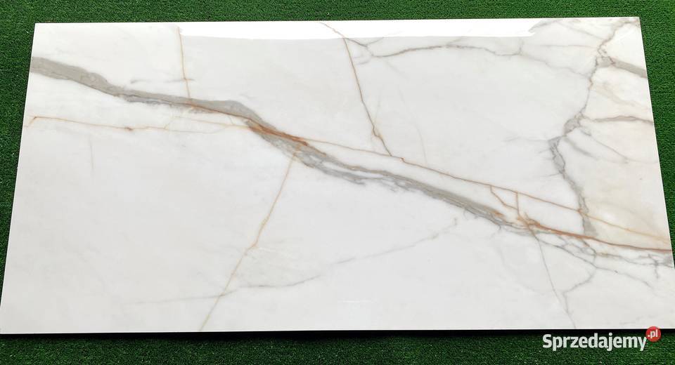 BIAŁY MARMUR POLEROWANY ŻYŁKA 120x60 WYSOKI łódzkie Łask sprzedam