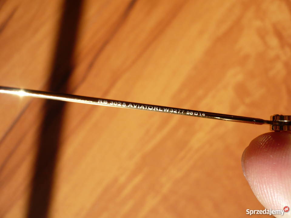Okulary Ray Ban Aviator czarnezłote blackgold 58 Sandomierz