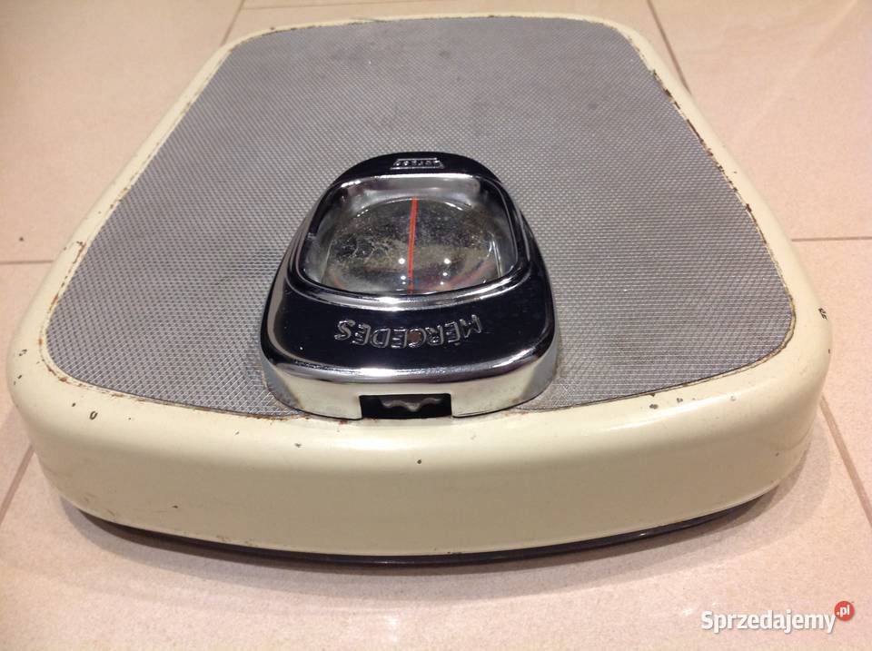 Stara Waga Łazienkowa Metalowa MERCEDES Nowa Sól