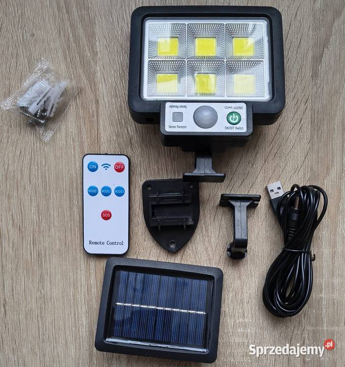 Lampa solarna z czujnikiem ruchu i zmierzchu