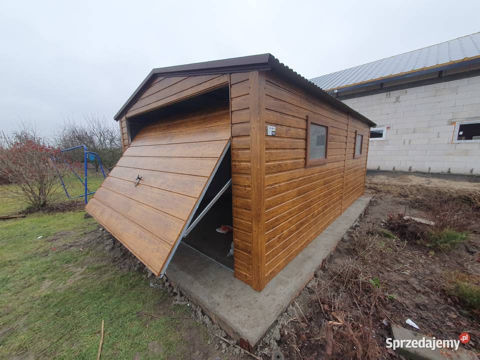 Garaż drewnopodobny garaże blaszane garaże na mazowieckie