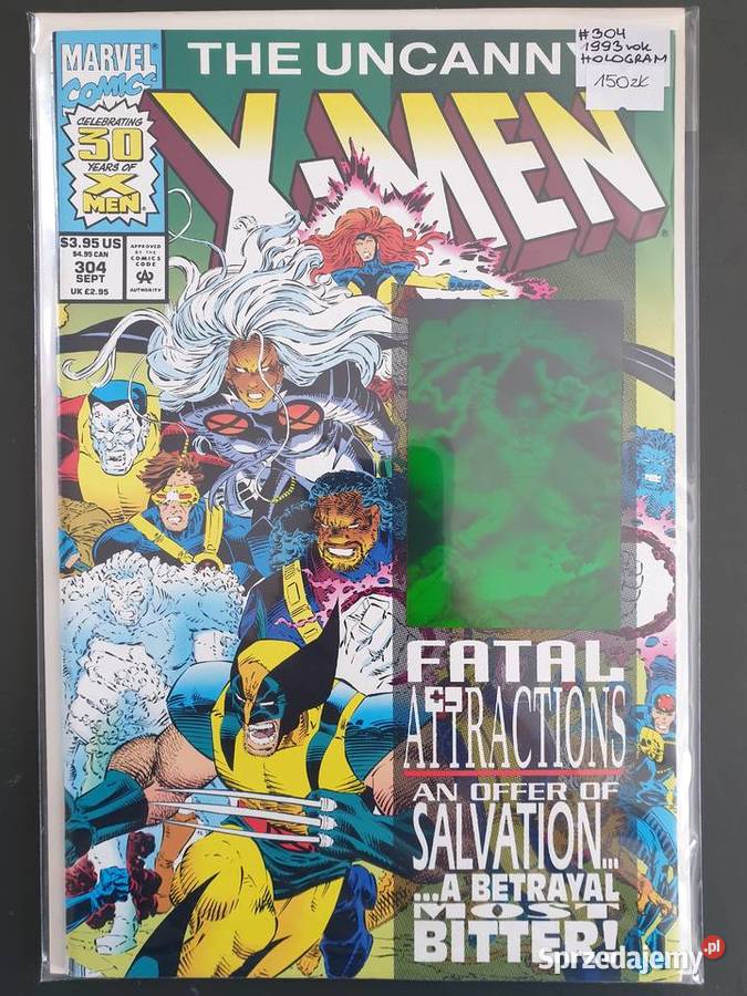 The Uncanny XMen komiks z hologramem Marvel 1993 Gdynia sprzedam