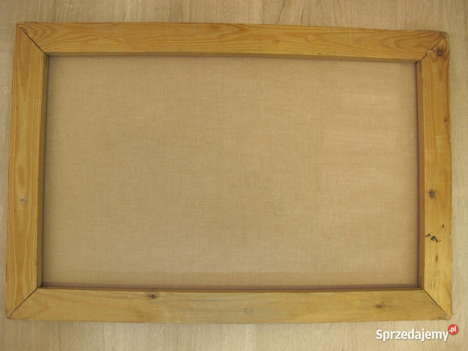 Obraz olejny na płótnie miasto drzewa ludzie