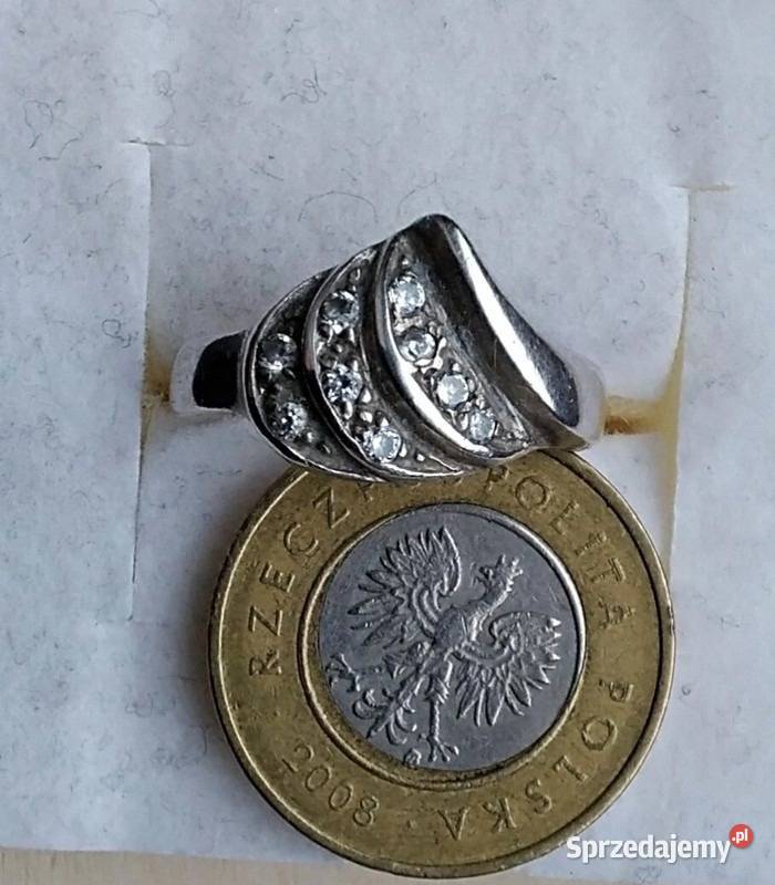 Pierścionek srebro 925 169mm Biżuteria Cieszyn