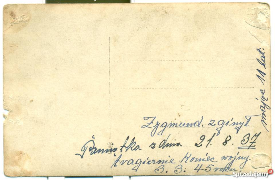 Stare zdjęcie ciekawy opis 21081937 15091940 r 3 Militaria Ostrów Wielkopolski