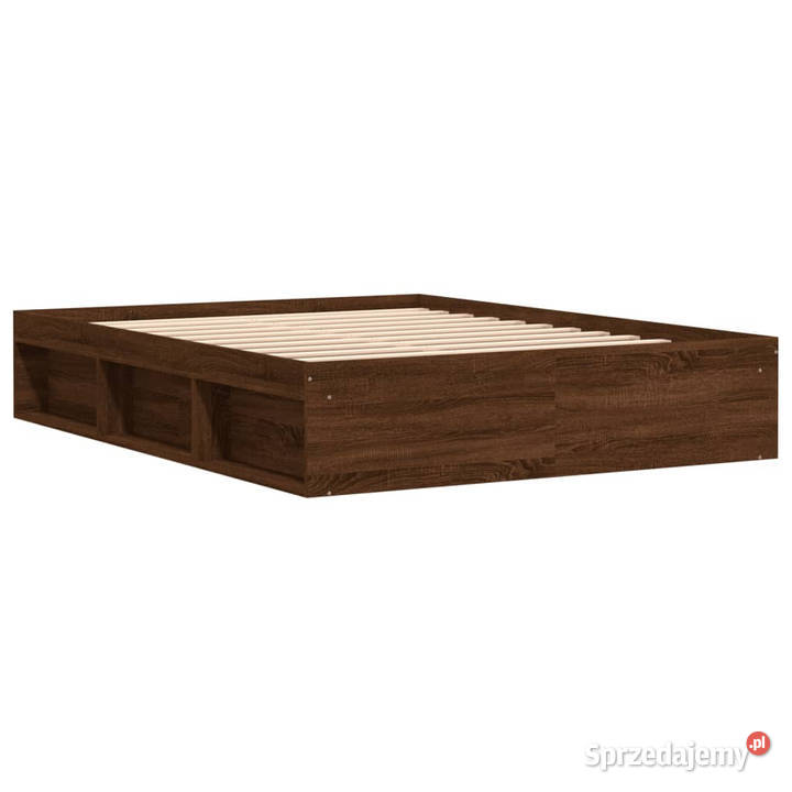 Rama łóżka brązowy dąb 140x200 WM3203865 mazowieckie
