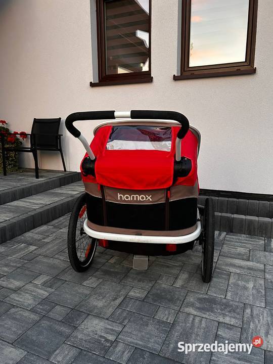 Przyczepka rowerowa HAMAX OUTBACK TWIN 2 osobowa mazowieckie Siedlce