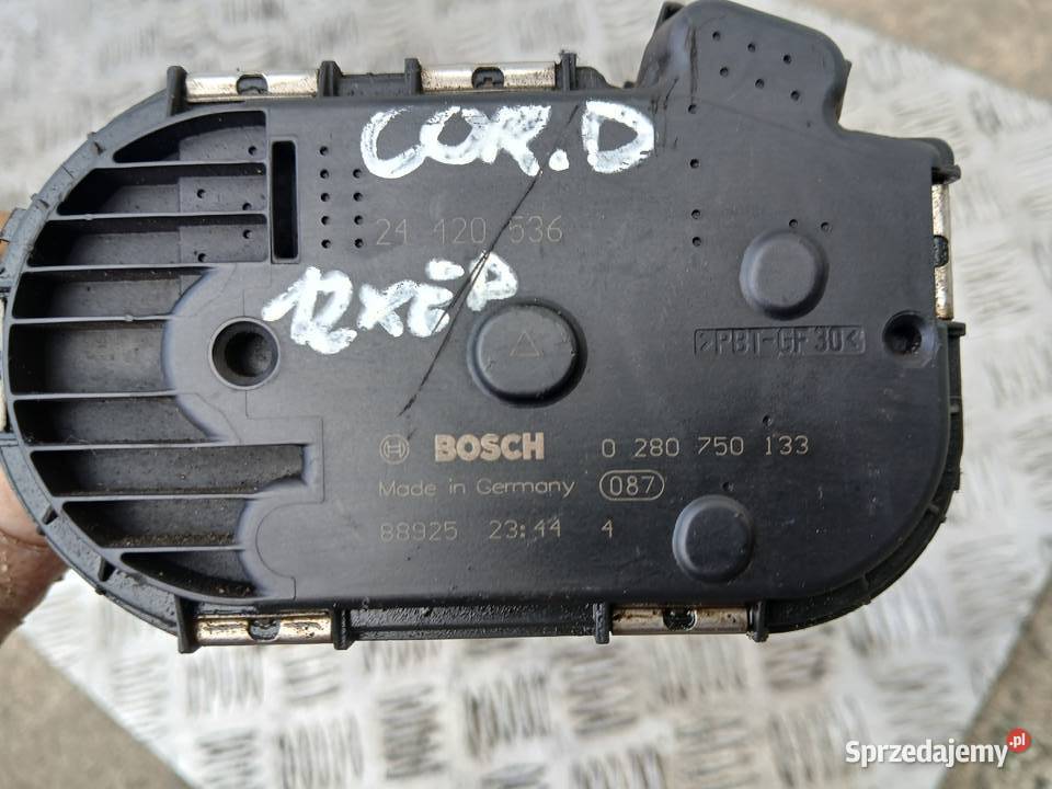 Przepustnica 0280750133 Opel Corsa D 10 12 14 Radłów