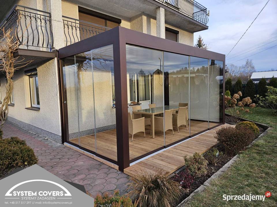 Pergola lamelowa ogrodowa aluminiowa elektryczna Szydłowiec