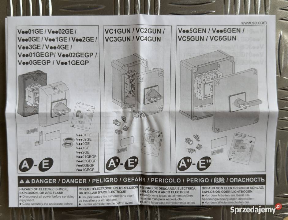 Wyłącznik Główny Przemysłowy IP65 Schneider Szczecin