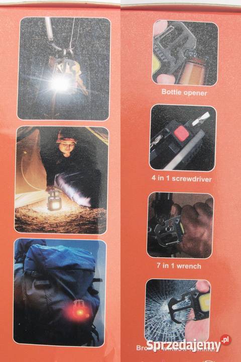 Latarka LED COB Wielofunkcyjne Narzędzie Pozostałe Sieradz