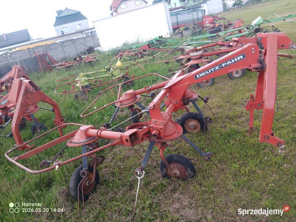 Przewracarka do siana Deutz farh zawieszana dolnośląskie Oborniki Śląskie