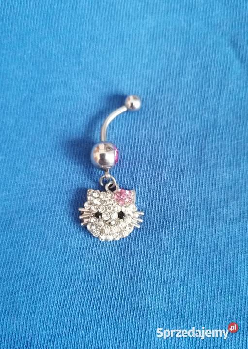 Kotek Hello Kitty Kolczyk PępkaPiercing sprzedam