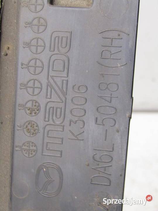 LISTWA OSŁONA PROGU PROGOWA PRAWA PRAWE MAZDA 2 osobowe lubelskie