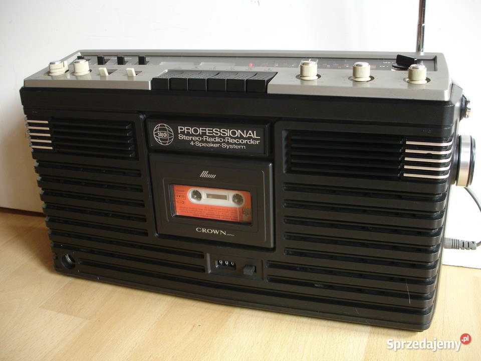 Radiomagnetofon CROWN STUDIO PROFESSIONAL Pozostałe lubuskie