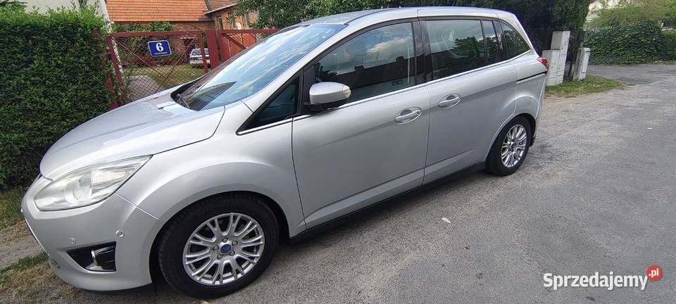 7 osobowy rodzinny FORD C GRAND czujniki 85KM wielkopolskie Leszno