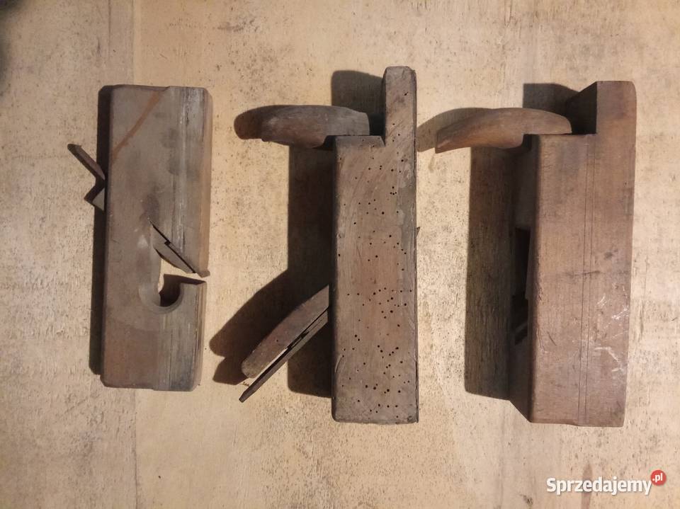 Strug Hebel Ręczny do drewna PRL Zestaw śląskie Imielin