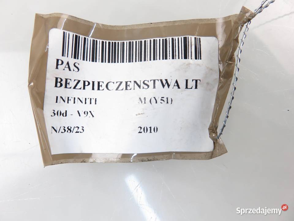 PAS LEWY TYLNY INFINITI M Y51 Q70 TKAB2EG576 sprzedam