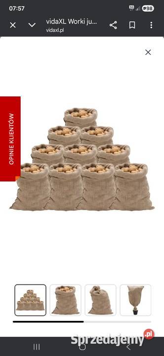 Worek jutowy worki na przechowywanie Namysłów