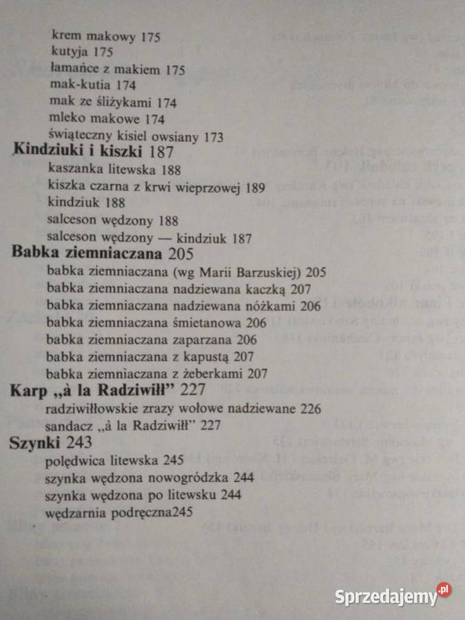na wileńskim stole kuchnia, potrawy Łódź