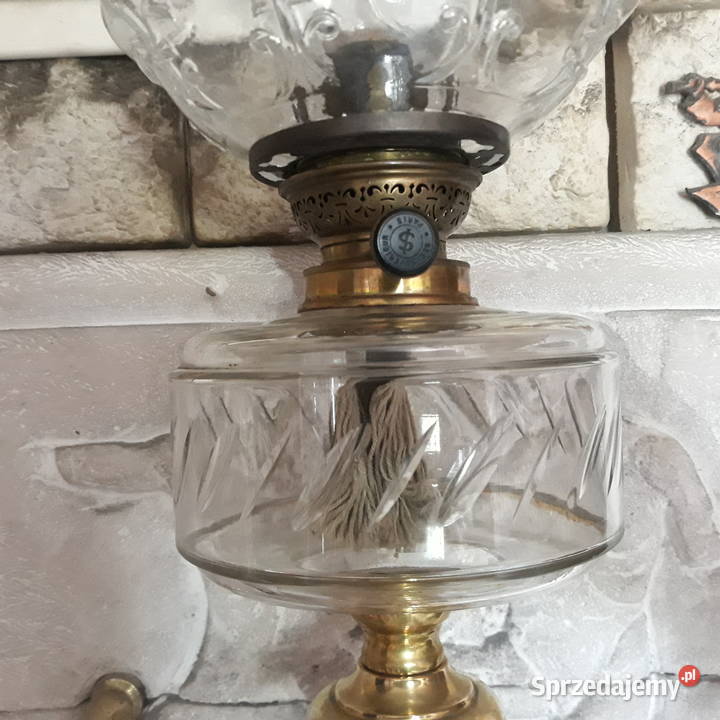 Sprawnadużaciężka lampa naftowawys85 Antyki Wrocław