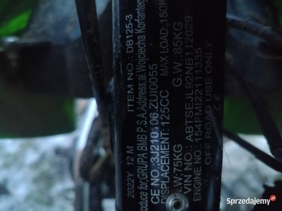 Sprzedam Crossa 125 Jeżów Sudecki sprzedam