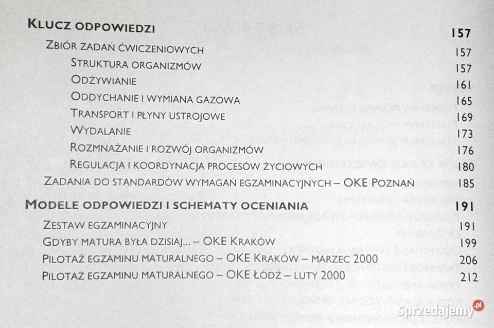 Biologia Zadania i arkusze maturalne M Jagiełło Chełm sprzedam