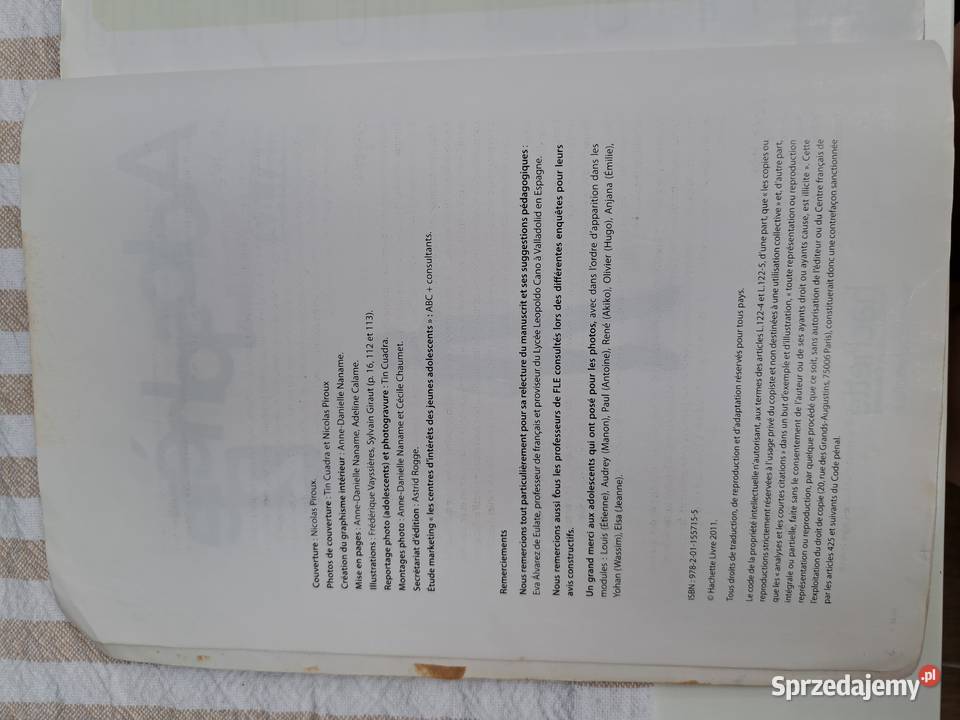 Adosphre 2 podręcznik do nauki francuskiego z Trąbki Wielkie