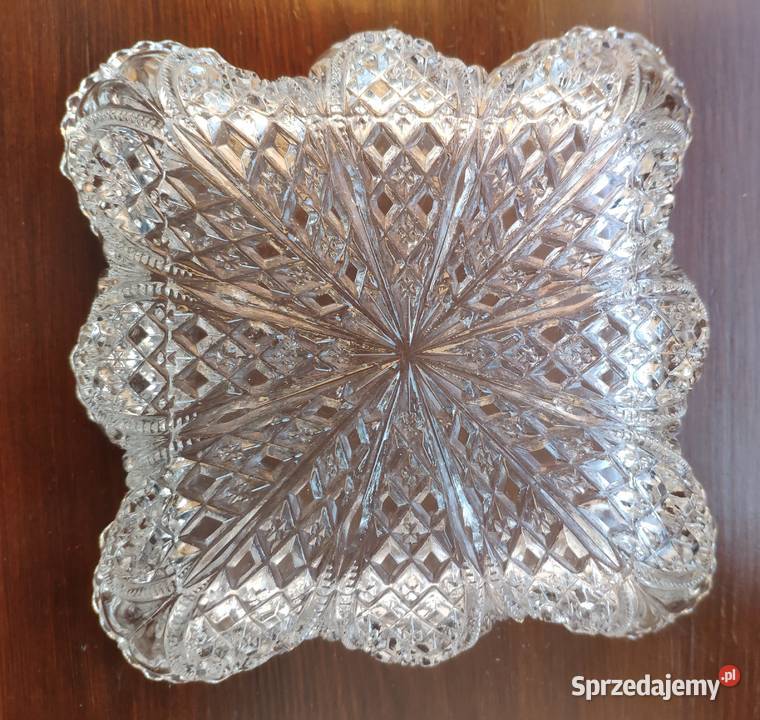 George Davidson przezroczysta kwadratowa miska Kraków